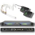 Сдвоенная база ennheiser g2 ew550 с гарнитурами