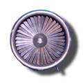 Огромный вентилятор или турбина авиа-двигателя